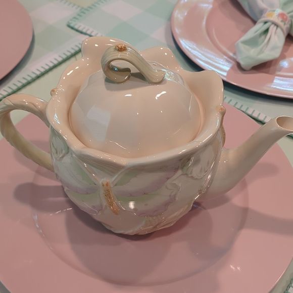 Lenox Garden Splendor Teapot NWOT - Picture 4 of 10